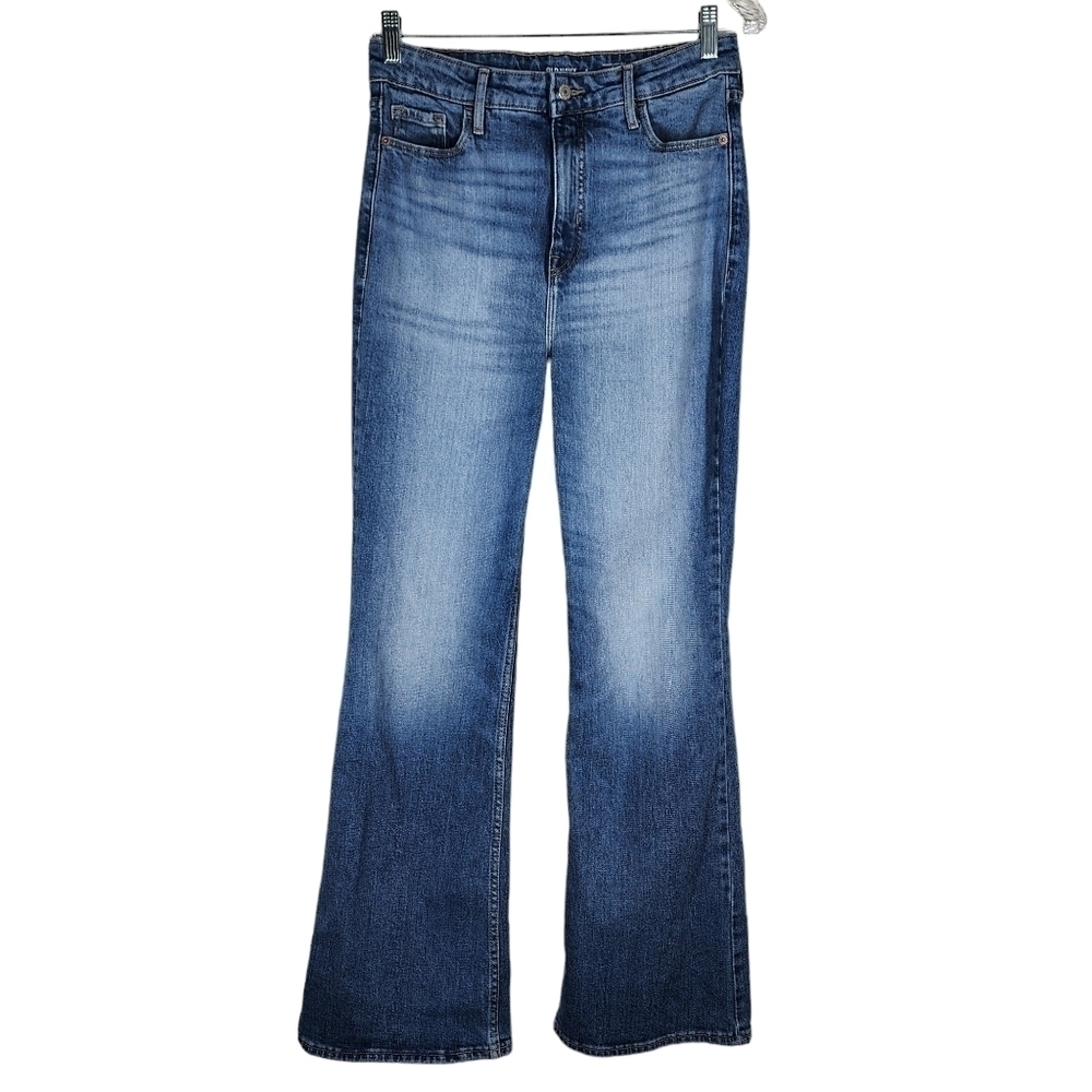 OLD NAVY HIGHER HIGH-RISE FLARE DENIM JEANS